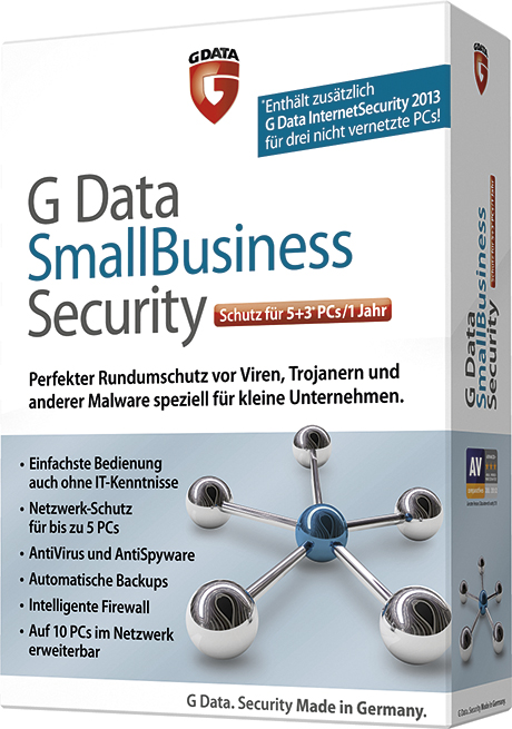 Perfekte Sicherheit für kleine Unternehmen: G Data SmallBusiness Security