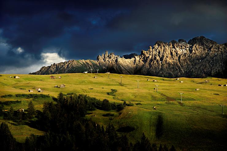 Das Hotel Schmung auf der Seiser Alm