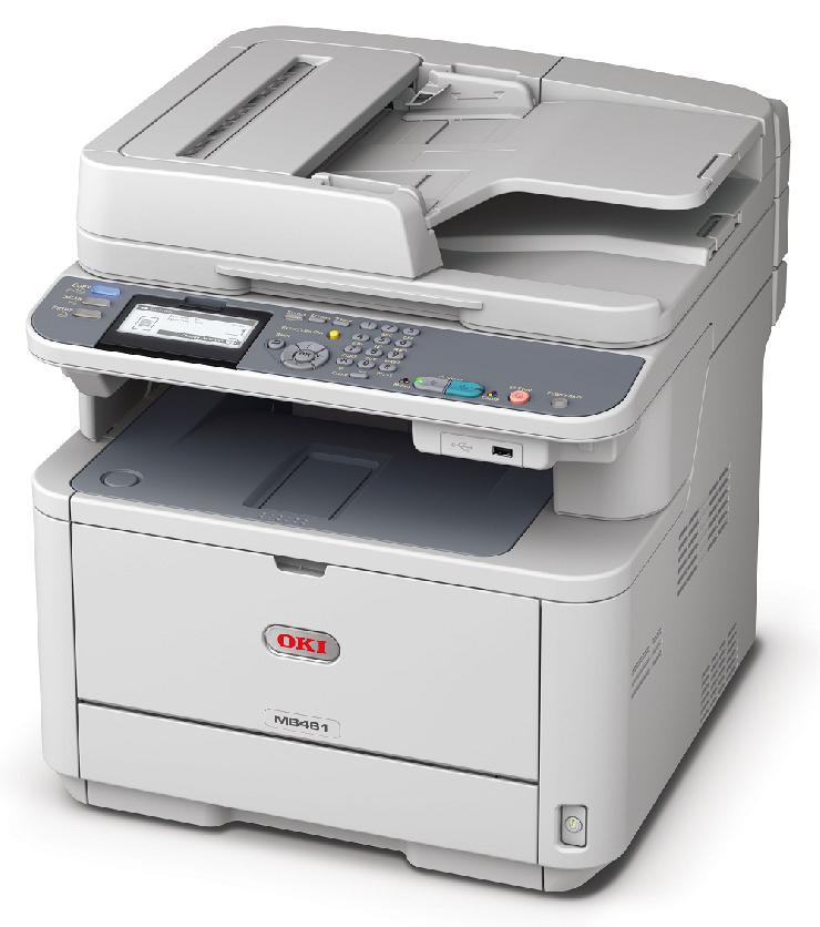 Die ideale Lösung für kleine Unternehmen: Multifunktionsdrucker OKI MB461 mit sparsamen XL-Toner