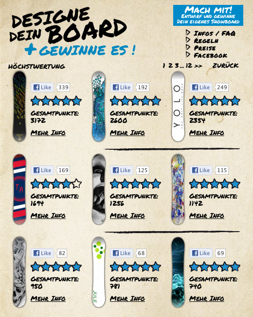 Firefly startet einen Online-Snowboarddesign-Wettbewerb