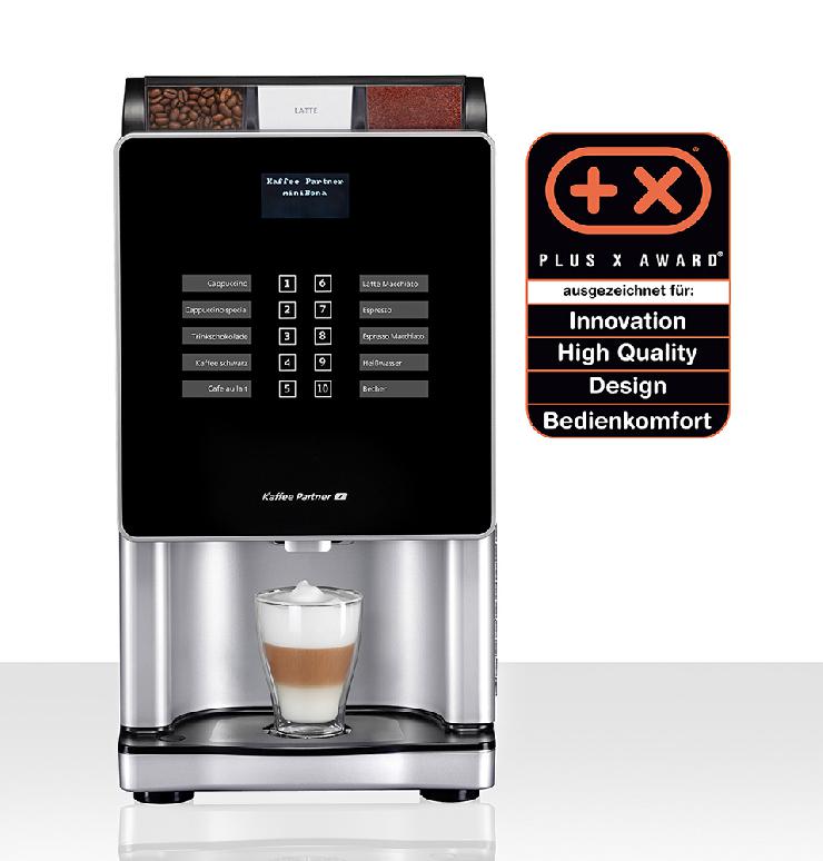 Kaffee Partner miniBona ausgezeichnet mit dem Plus X Award 2012