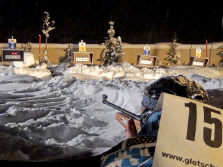 Kampf um Sekunden und Ringe beim Schneeschuh-Biathlon der 