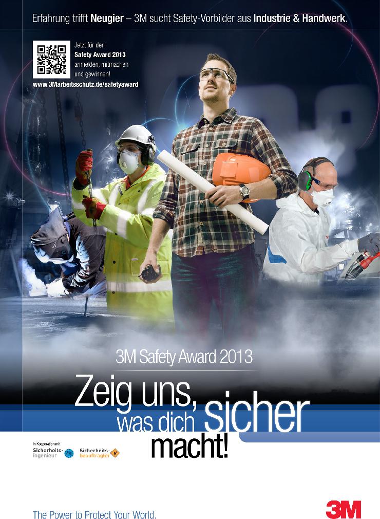 3M sucht Safety-Vorbilder aus Industrie und Handwerk