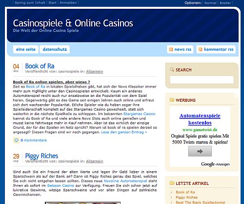 Snafu mit Casino Spiele Blog