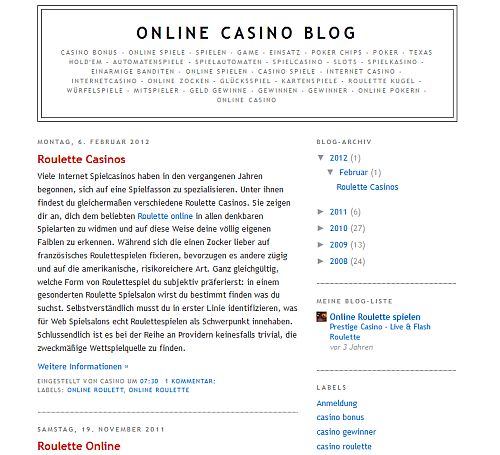 Online Casino Blog startet neu durch