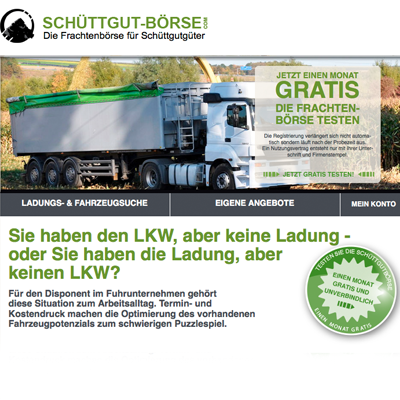 Transport-Börsen im Logistikbereich