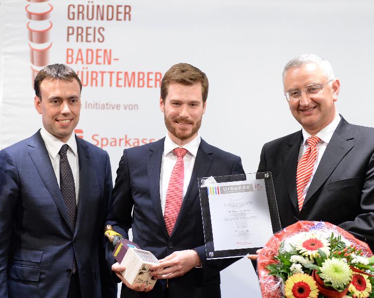 HHL-Absolvent gewinnt Gründerpreis Baden-Württemberg 2013 in Kategorie 