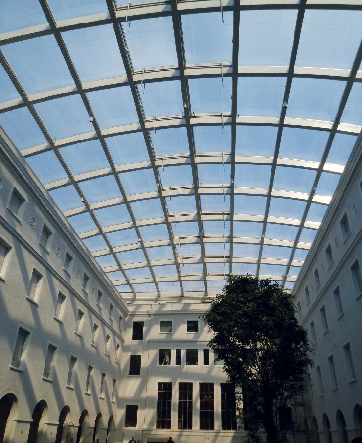 Folien hergestellt aus 3M Dyneon ETFE verbinden leichte Architektur mit Energieeffizienz