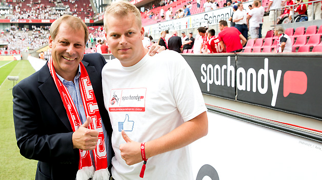 Sparhandy.de ist ab sofort Premium-Sponsor des 1. FC Köln