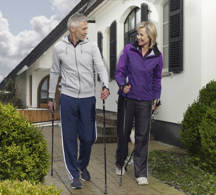 Mit Nordic Walking aktiv die Gelenkgesundheit fördern