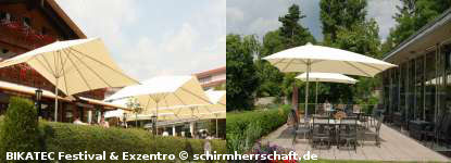 Die Schirmherrschaft GmbH erweitert ihr Schirm-Sortiment um BIKATEC Sonnenschirme