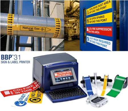 Etiketten- und Schilderdrucker BBP31 für visuelle Arbeits- und Sicherheitsprozesse