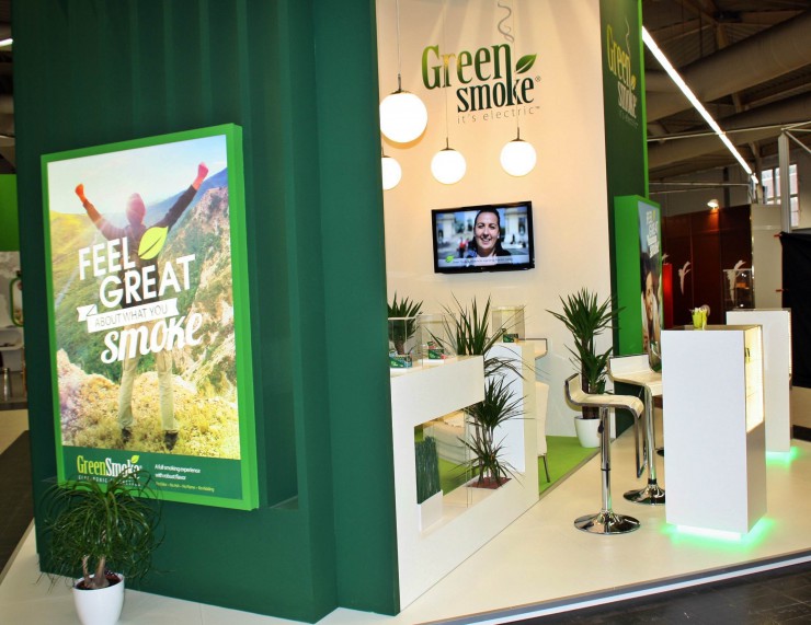 E-Zigaretten an der Inter-tabac Messe