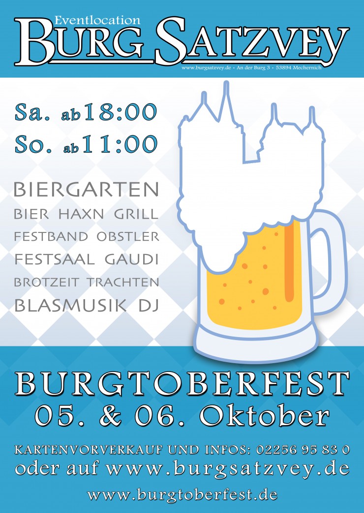 Burg Satzvey: Burgtoberfest - Bayern in der Eifel