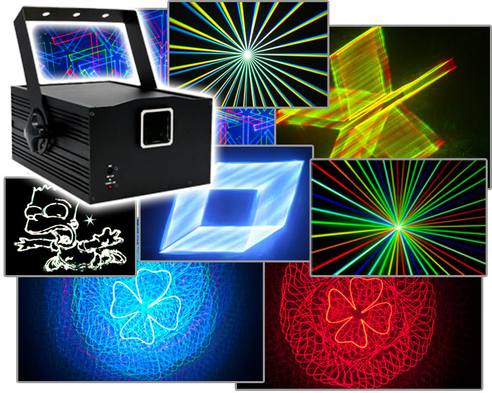 Neue starke Lasersysteme mit zusätzlichen 3D Effekten - die Laserworld Proline Serie