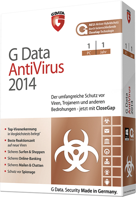 Virus Bulletin zeichnet G Data AntiVirus 2014 aus