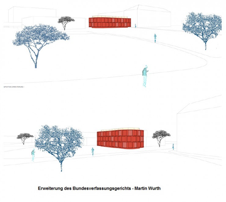 Erweiterung des Bundesverfassungsgerichts in Karlsruhe von Martin Wurth