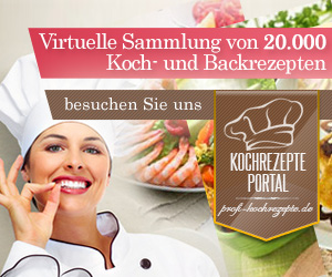 Virtuelle Sammlung von mehr als 20.000 Kochrezepten und Backrezepten