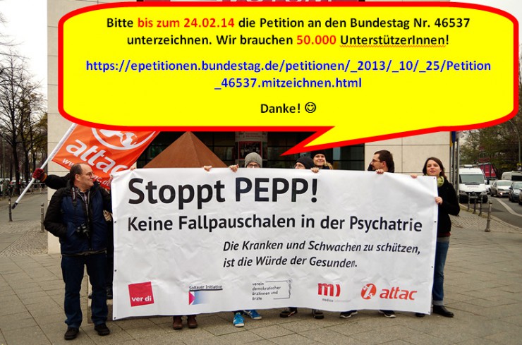 Die Situation von psychisch Kranken verbessern -