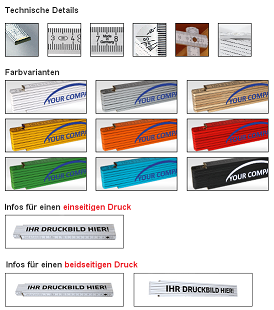 Große Nachfrage bei Primus-Print.de im Bereich bedruckter Zollstöcke